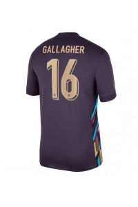 England Conor Gallagher #16 Fotballdrakt Borte Klær EM 2024 Korte ermer